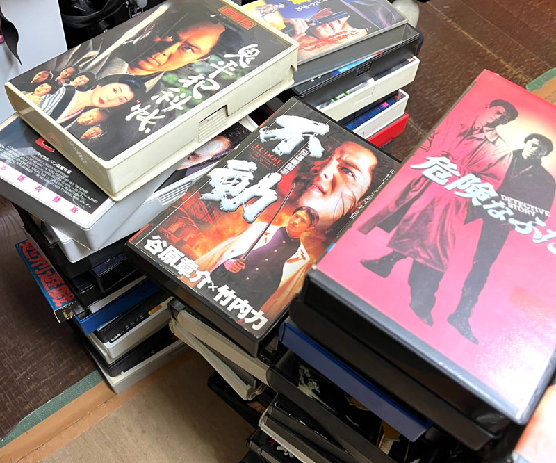 本日の買取品はビデオテープ